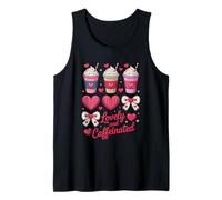 Lovely And Caffeinated Cute Valentine Coffee Lovers Canotta