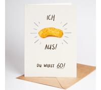 Lovely Cards -Ich Flip aus Du wirst 60 - Divertenti biglietti di compleanno per il 60° compleanno per donne uomini - uomo donna - divertenti regali di compleanno - A6 (biglietto pieghevole) con busta