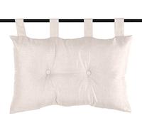 Lovely CASA BEA - Testiera in Poliestere, 45 x 70 cm, Colore: Lino