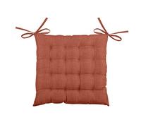 Lovely Casa - Cuscino per sedia, 40 x 40 cm, colore: Terracotta