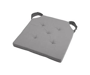 Lovely Casa Duo Cuscino Velcro, Cotone, Mouse/Grigio, 38 x 38 x 4 cm