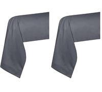 Lovely Casa - Federa a rullo - Dimensioni 45 x 185 cm - 100% cotone certificato Oeko-Tex - Qualità eccellente - Colore ardesia - Modello Eden - Biancheria da letto per la casa - Morbida e confortevole