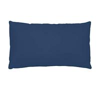 Lovely Casa T24820012 Alicia, Colore: Blu Denim e federe in Cotone, 50 x 70 cm