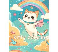 Lovely Cats Coloring Book: 43 Adorable Cat Illustrations for Kids Ages 3-12