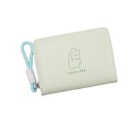 Lovely Cats Portafoglio Grande Capacità Borsa Corta Porta Carte di Cuoio DELL'UNITÀ di elaborazione Monete Piccolo con Porta Carte per il quotidiano Grande Capacità Cambiamento Pelle PU, Verde chiaro