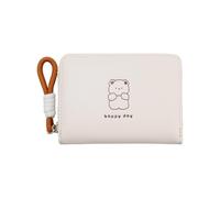 Lovely Cats Portafoglio Grande Capacità Borsa Corta Porta Carte di Cuoio DELL'UNITÀ di elaborazione Monete Piccolo con Porta Carte per il quotidiano Grande Capacità Cambiamento Pelle PU, bianco