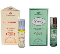 Lovely & Classic Concentrated Perfume Oil Roll-On Combo Pack of 2 (6ml Each) | Long Lasting Alcohol-Free Attar for Men & Women