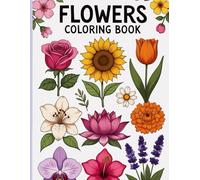 Lovely Flowers Coloring Book for Little Artists