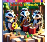 Lovely Friends: A coloring book for adults and teenagers featuring super cute animal characters with a simple and easy-to-relax design.