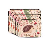Lovely Hedgehog Custodia per laptop da 10 pollici Custodia per laptop portatile antiurto moda borsa per laptop per donne uomini valigetta per laptop