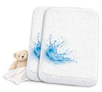 Lovely Hippo Coprimaterasso Next to Me - Protezione Materasso 100% Impermeabile e Traspirante - Certificato OEKO-TEX (55 x 90 cm (Set di 2))