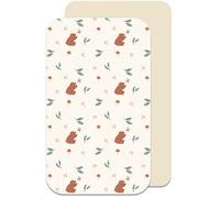 Lovely Hippo Lenzuolo con angoli elasticizzati compatibile con Next2Me Kinderkraft 100% cotone, per neonati, ragazzi, ragazze (orsetto, 55 x 90 cm)