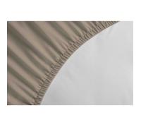 LOVELY HOME Lenzuolo con angoli 100% cotone 180x200x30 cm beige