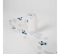 Lovely Kids Bordi Adesivi Per Pareti Cute Planes 5.00 m x 0.155 m Blu Grigio Bianco Prodotto in Germania da A.S. Création 403752