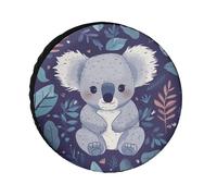 Lovely Koala Copertura universale impermeabile per pneumatici di rimorchio, copertura ruota di traino personalizzata, per rimorchi, camion, caravan, SUV da 24 a 36 pollici (adatta per ruote da 24 a 36