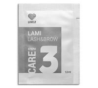 LOVELY Lash & Brow Lifting No.3 CARE 1,5 ml - Cura laminazione per ciglia e sollevamento sopracciglia - Idratante, lucentezza intensa e lunghezza - Lifting ciglia - Onda ciglia - laminazione delle