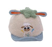 Lovely Little Lamb Baby Cotton Hat Fashion Ricamo Peaked Cap Regolabile Pieghevole Viaggio All-Match Baby Girl Boy Women Capitano del frontone, Blu, Taglia unica