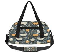 Lovely Little Sheep - Borsone da viaggio per bambine e ragazzi, in alpaca, leggero, per sport, palestra, per bambini, per la notte, weekender, da portare con sé, borsa da ballo, Adorabile Pecora,