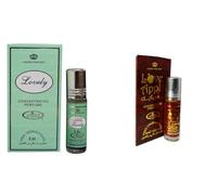 Lovely & Love Apple Concentrated Perfume Oil Roll-On Combo Pack of 2 (6ml Each) | Long Lasting Alcohol-Free Attar for Men & Women