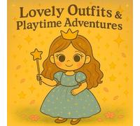Lovely outfits & play time adventures: Kids colouring book