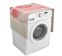 Lovely Pig Copertura per lavatrice con tasche portaoggetti per lavatrice e asciugatrice, copertura antipolvere 137,9 x 52,1 cm, cuscinetti protettivi per frigorifero e cucina, decorazione per la casa