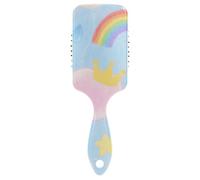 Lovely Pink Cloud Rainbow massaggiatore per capelli antistatico Progettato spazzola asciutta bagnata per asciugatura con manico ergonomico cepillos para cabello