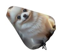 Lovely Pomeranian - Coprisedile per bicicletta con coulisse, impermeabile, protegge dal sole e dalla polvere, unisex, per mountain bike