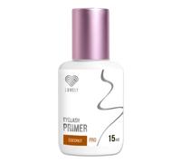 LOVELY Primer per extension ciglia - 15ml Cocco | per una maggiore durata delle extension ciglia | Applicazione liquida pre-trattamento
