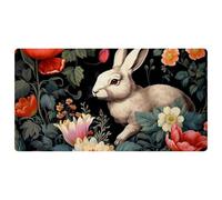 Lovely Rabbits-1264 - Tappeto da cucina imbottito, antimacchia, facile da pulire, per casa, lavello e ufficio, 40 x 75 cm
