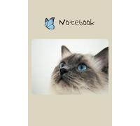 Lovely Ragdoll Composition Notebook 6 x 9 inches Wide Ruled 100 pages Cute Cat Photo Cover For Ragdoll Lovers