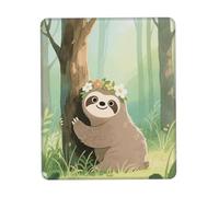 Lovely S-Loth Tappetino per Mouse Antiscivolo Mouse Pad Piccolo Mousepad for Laptop Lavoro Accessori Scrivania 25X30Cm