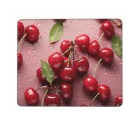 Lovely Sweet Cherry Tappetino per Mouse Comodo Mouse Pad Morbido Mousepad per Accessori Scrivania Computer Ufficio 25X30Cm
