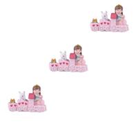 Lovely Train Cake Adornment Creativo Dessert Topper Accessorio per torta