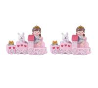 Lovely Train Cake Adornment Creativo Dessert Topper Accessorio per torta