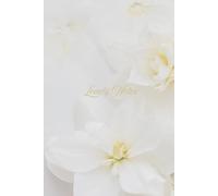 Lovely White Flowers Notebook: 6 x 9 inches with 120 dot grid pages