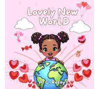 Lovely World: A simple and cute coloring book for black girls