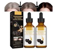 Lovelycat Anti essenza dei capelli grigi essenza annerente, essenza nutrizionale organica ganoderma lucidum scurire naturalmente promuovere capelli sani e spessi Essenza che scurisce i capelli (2PC)