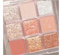 Lovelycat Helle Farbe Lidschatten Make-up Palette matte hohe Pigmentfarbe Creme Textur Lidschatten Puder natürliche wasserdichte dauerhafte Lidschatten Puder Kosmetik (orange)