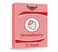 Lovelyness - preservativi al gusto di fragola 12 St