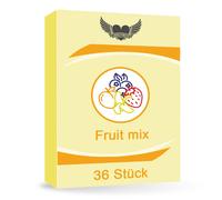 Lovelyness - preservativi al gusto di fragola, banana, pesca e mirtil