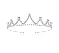 Lovelyshop Tiara con strass per feste di compleanno Prinecess