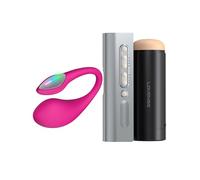 Lovense Bundle Lush 4 e Solace Pro, Sex Toy per Coppia con App Remote