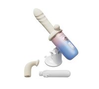 LOVENSE Dildo Spinel, Vibrante e Riscaldante con App/Telecomando, Giocattolo Sessuale per Coppie, Vibratore ad Alta Velocità Punto G, Doppia Stimolazione, Ventosa Regolabile Piacere a Mani Libere