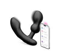 LOVENSE Edge 2 Massaggiatore Prostatico Vibrante Regolabile Bluetooth App Control, Vibratore Anale Telecomandato, Modalità di Vibrazione Personalizzate illimitate