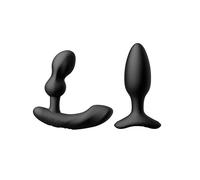 LOVENSE Edge 2 Massaggiatore Prostatico Vibratore Giocattoli Sessuali per Uomini + LOVENSE Hush 2 Plug Anale Vibrante da 1,5" per Donne Uomini Giochi di Coppia