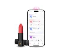 LOVENSE Exomoon Mini Vibbratore Proiettile Bluetooth App Control, Vibbratore Rossetto Remoto Piccoli per Donna, Modalità di Vibrazione Personalizzate illimitate