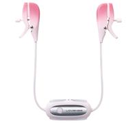 Lovense Gemini - Pinze per capezzoli vibranti controllate da app (rosa)