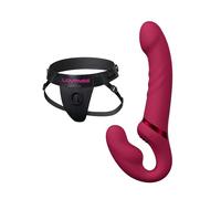 LOVENSE Lapis Vibratore Doppio Punto G Bluetooth per Donna e Coppi LOVENSE Harness Imbracatura Strap-On Regolabile per Lapis