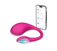 LOVENSE Lush 4.0 Vibratore Punto G con Controllo Remoto, Giocattolo Sessuale Indossabile per Coppie, Controllabile da App, con Luce LED, Impermeabile, Silenzioso, Potente