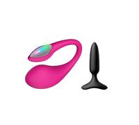 LOVENSE Lush 4 Vibratore Punto G Indossabile con Telecomando per Donn LOVENSE Hush 2 1 Inch Plug Vibrante Bluetooth per Coppie
